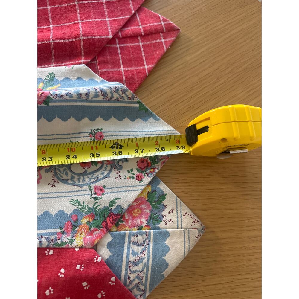 OOAK Handmade Prairie Patchwork Maxi Skirt Folk Art Cottagecore Heirloom - Picture 10 of 12